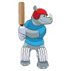 Nashorn Cricket Cricketschläger
