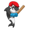 Killer Whale Cricket Cricket Bat