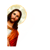 Ti sto guardando sbirciare Gesù Cristo