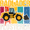 Radlader Flüsterer Retro Radladerfahrer