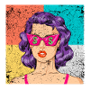 Pop art femmes hustler