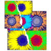 Fleurs Pop Art