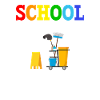 School Custodian heart, Custodian