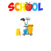 School Custodian heart, Custodian