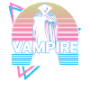 Vampire Halloween Bloodsucker Retro Gift