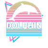 Delphin Retro Geschenk