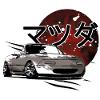 Car Mx5 Miata Japanese writing