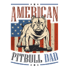 American Pitbull Dad July 4