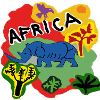 Afrique Rhinocéros