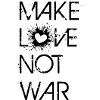 Love not War black