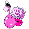 Pop art in pink colours