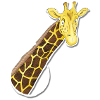 the looking giraffe