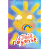 Soleil rayonnant pop