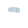 That's Hearsay White Lettering