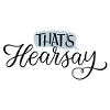 That's Hearsay Black Lettering