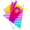 Reingeschaut Retro Vaporwave Reingeguckt