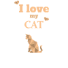 Katze ich liebe mein Haustier