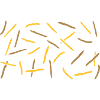 Rain Pattern French Fries