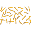 Français Fries Rain Pattern