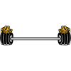 Weightlifting French Fries Bodybuilder