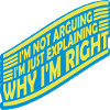 I m not arguing