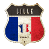 Lille France Armoiries Drapeaux Design