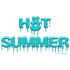 Hot Summer in creamy mint-coloured