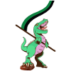 LGBTQ Flag - Dinosaur Neutrois