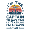 Captain Captains Boating Gift