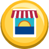 Sunset Market Sticker