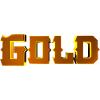 Gold Stylized Text