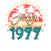 Retro 1977 Juli