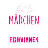 Echte Mädchen schwimmen