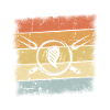 BBQ Motif Retro Look
