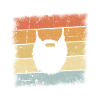 Beard Retro Design
