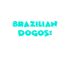 Brazilian Dogos