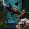 Awesome steampunk hammerhead shark
