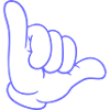 Surfer Greetings Boarder Sign