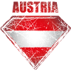 Austria Superhero Flag Austrian Symbol