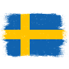 Suède Drapeau Scandinavie Drapeau suédois