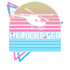 Helicopter Pilot Aviation Retro Gift