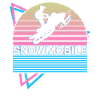 Snowmobile Retro Gift