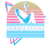 Megalodon Hai Retro Gift