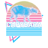 Capybara Retro Geschenk