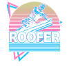 Roofer Roofing Retro Gift
