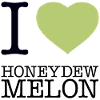 I LOVE HONEYDEW MELON Honigmelone