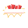 Bierpong Ellbogen Beerpong