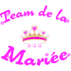 team de la mariée
