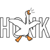 Funny goose HONK
