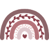 Regenbogen rosa